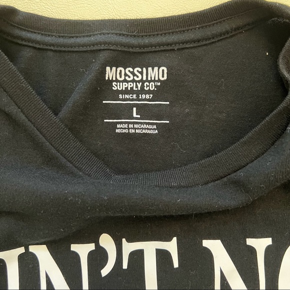 Mossimo AIN”T NO MAMA LIKE THE ONE I GOT Black T-Shirt B18/8 - Picture 4 of 9